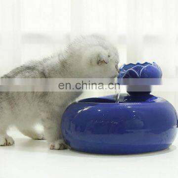 Auto Cyclic Water Ceramics Pet Dog Bowl Pet Feeder Cat Bowl Neck Protection photo-7
