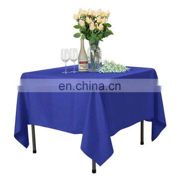 Navy blue 100% polyester party table cloth wedding