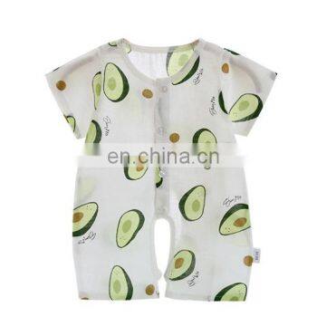 2020 New arrival super cute fruit pattern romper Soft Baby Girls Romper