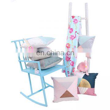 Patchwork Soft Geometric Print Decorative Square Throw Pillow Cushion Cover for Sofa photo-2