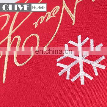New Product Gold Thread Embroidery With Applique Sofa Cushions For Christmas photo-4