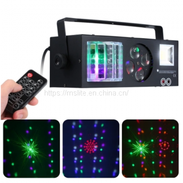 DJ Party Disco Lights With Remote, 4 in 1 Multi-Effects Pattern Projector Lamp Compatible photo-5