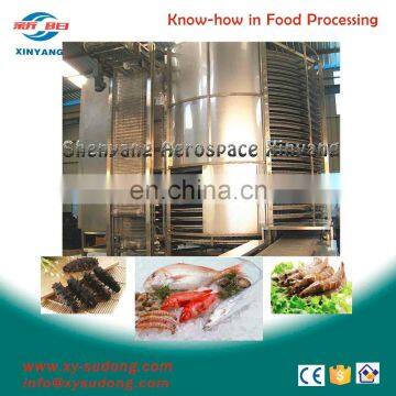 Hot Sale XINYANG CE Spiral Quick Freezer Price With 1500kg Capacity for Food Freezing Machinery photo-3
