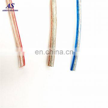 Double Conductor Silicone Speaker Wire Red Black 18 AWG Colored Creative Ultra Thin Speaker Wire photo-6