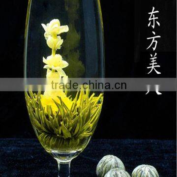 Fragrant Flower Blooming Tea The east beauty