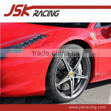 CARBON FIBER FRONT FENDER FOR FERRARI 458 ITALIA AND SPIDER ( JSK110253)