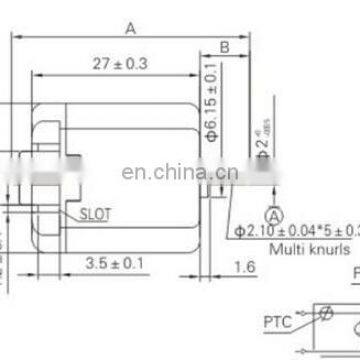FT-260 Flat Type Micro DC Motor 4.5V 26.5V With PTC photo-4