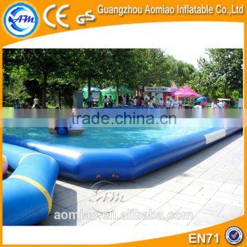 PVC large inflatable pool, floating inflatable boat swimming pool