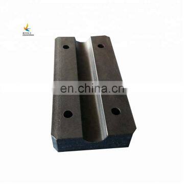 UHMWPE Plastic Spacer Block, UHMWPE Track Pad for Milling Machine UHMWPE Block Machine Parts