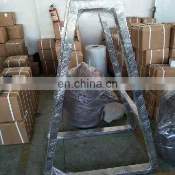 BHO Extraction Rack With Pipe Clamps Made From DN40/50 SS304 Square Tube to Hold Spool Column and Solvent Tank photo-3