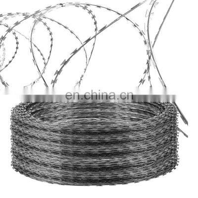 Razor Barbed Wire Length Per Roll Barbed Wire Fence Roll Price