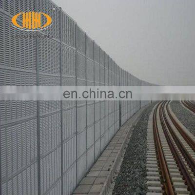 Aluminium highway metal acoustic noise sound barrier fence