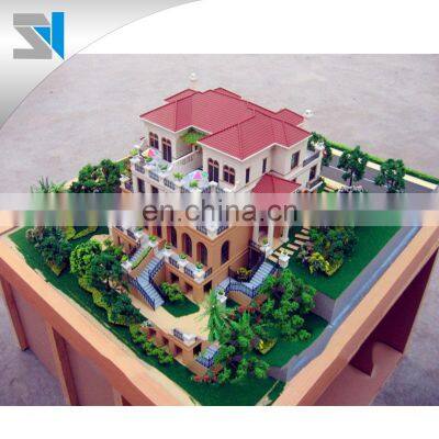 European style 1:75 Miniature scale model house , model maker supply