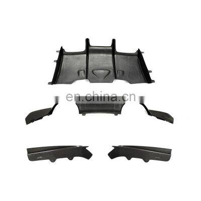 F8x M3 M4 Carbon Fiber Diffuser for BMW F80 M3 Base Sedan 4-Door F82 M4 GTS Coupe 2-Door 2015-2019 photo-5