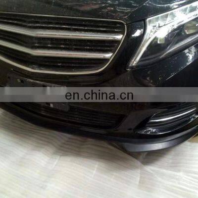 Black PU W447 Front Lip for Mercedes Benz Vito Class W447 V250 16-18