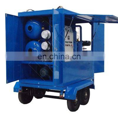 Vacuum Machinery Cleaning Equipments Used Transformer Oil Filtration Machine With High Quality