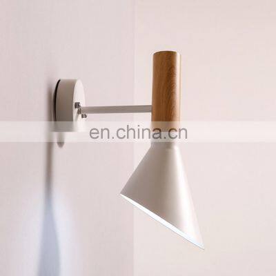 Tonghua Modern Nordic Simple Wall Light Black White LED Edison Bulb E26 E27 Lamp Holder Brief Corridor Lamp