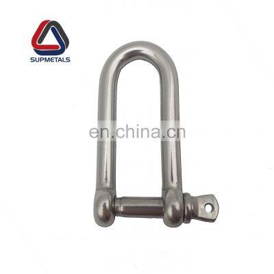 Stainless steel Straight Dee Shackle Long Type for marine and industrial rigging aplications