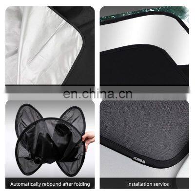Factory Supply Glass Car Window Sunshade Front Windshield Sunshade For Tesla Model 3