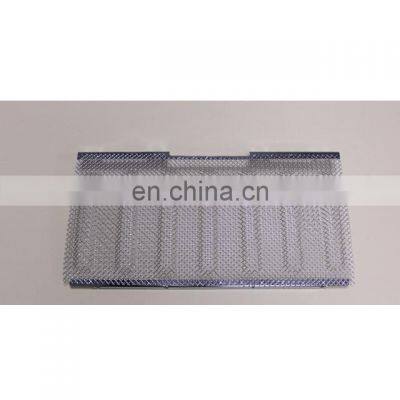 Black mesh grille for jeep wrangler jk without lock holes