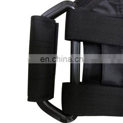 For Jeep JK for Wrangler 2007-2017 Hand Hold Fabric+Aluminum Alloy 2/4 Door Handle Cover Trim Accessories 07-17 photo-3