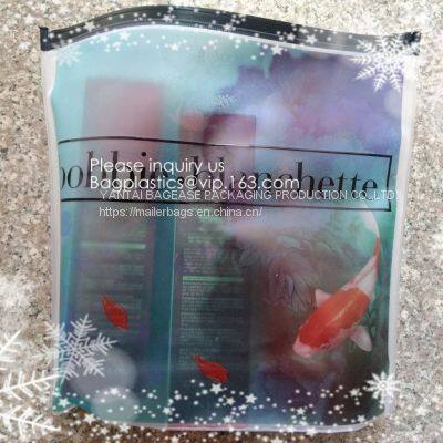 Modern Fashion Travel Portable Transparent PVC Customized Logo Cosmetic Pouch,PVC Cosmetic Pouch With Red Zipper photo-3