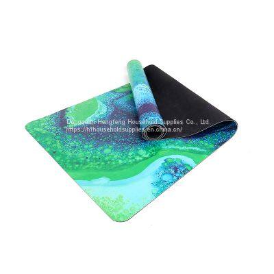China Factory Top Sale Fitness OEM Eco Friendly Anti Slip Personalized Design Custom Printed Natural Rubber PU Yoga Mat photo-4