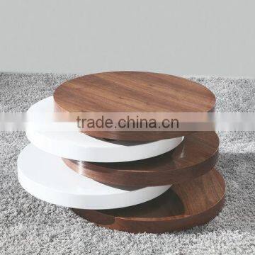 Fancy Durable Expandable Round Coffee Table For Sale photo-2