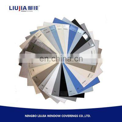 Vertical Blinds Shade Automatic Motorised Window Vinyl New Design 100% Polyester White Vertical Pattern French Window Customized photo-4