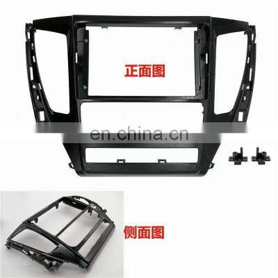 For 2017+ PAJERO Overseas Car Radio Frame Player Mounting Kit Frame With Power Cable