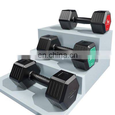 Factory Directly Sale Bodybuilding Fashion Hex Dumbbell Weights Set Hex Dumbbell