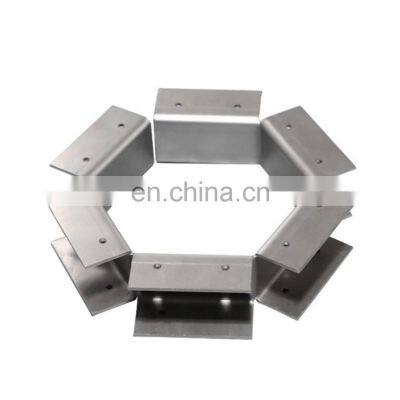 Custom Precision Stamped Powder Coated Aluminum Sheet Metal Brackets photo-2
