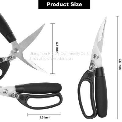 Factory Wholesale Multi Purpose Utility Kitchen Scissors Food Poultry Chicken Bone Scissors photo-5