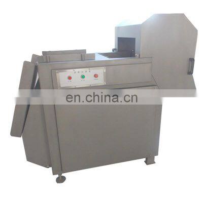 304 Stainless Steel Meat Slicer Cutting Machine / Frozen Meat Cube Dicer Cutting Machine for Factory Frozen Meat