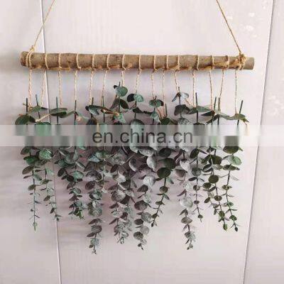 Hot Selling Solid Wood Boards Customized Wooden Crafts Wall Hanging Eucalyptus Hanger For Decoration photo-2