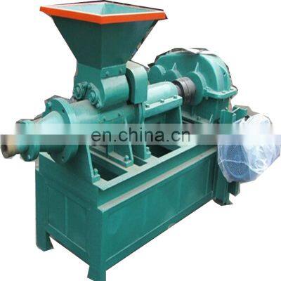 Coal and charcoal briquette making machine