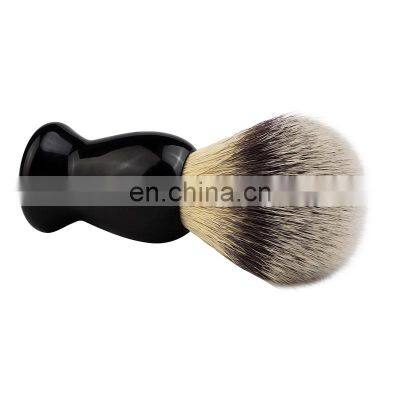 High Quality Mens Badger Hair Shaving Kit for Men Facial Brush Synthetic Hair Shaving Brushes in Stock photo-4