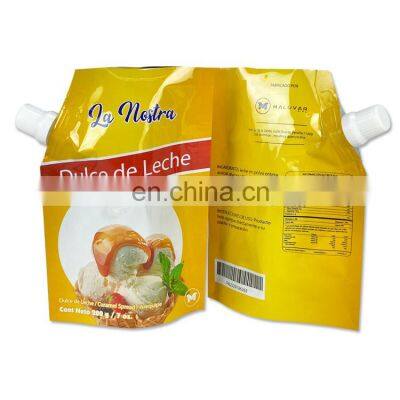 Private Label Yogurt Packaging Bag 7oz Foil Gasket Corner Aluminum Foil Retort Stand Up Spout Pouch Plastic Liquid Package photo-5