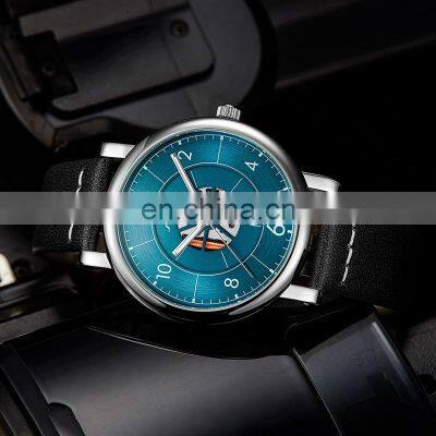 SINOBI Classic Wristwatch S9843G Stainless Steel Man Watch Relogio Custom Logo Hollow Out Dial Watches Montre Homme photo-3