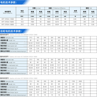 370 Worm and Gear Micro Reduction Motor With Encoder photo-4