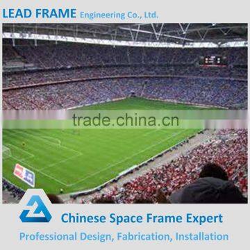 High Quality Prefab Steel Space Frame Soccer Stadium photo-3