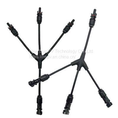 Solar Connector Y Branch PV Cable Connector 3To1 Y Branch Connector photo-2