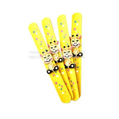 Forest Animal Theme Party Kids Slap Bracelets Silicone Wristbands and Rings photo-2
