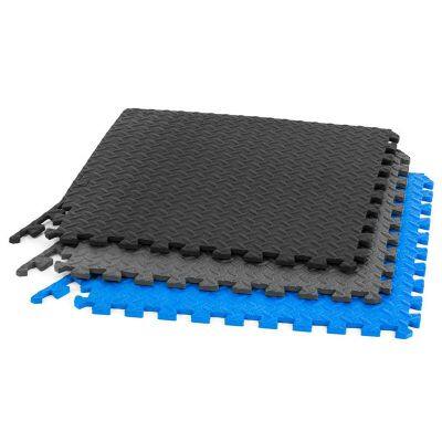 INTERLOCKING EVA FOAM MATS TILES ECO EVA FLOOR MAT GARAGE FLOOR MAT EVA PUZZLE MAT1.2CM THICK WITH BORDER