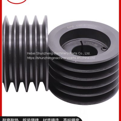 European standard pulley, triangle pulley, cast iron pulley, balance, phosphating pulley, multi-pulley narrow v Pulley