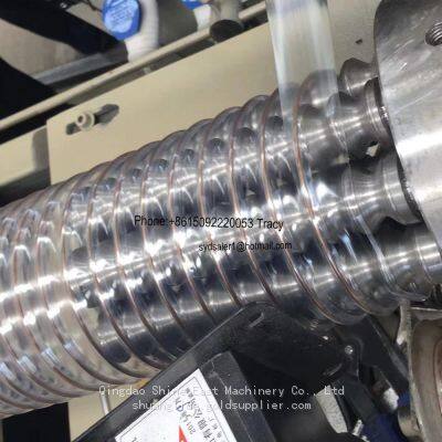 Steel Wire Reinforced TPU Thermoplastic Polyurethane Air Duct Tube Hose Pipe Production Line photo-3