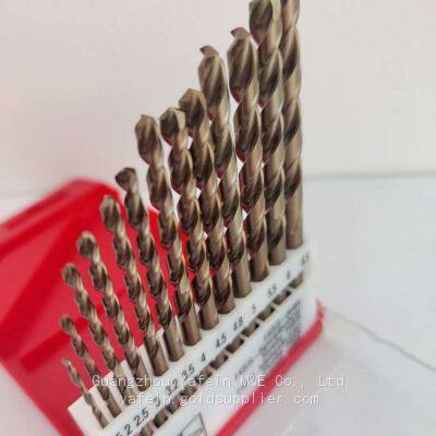 A Set of 13 HSS Drill Bits 1.5mm-6.5mm Round Shank Straight Spiral Drill Bits, Suitable for Steel, Stainless Steel, Hard Metal, Plastic, Wood, Etc photo-2