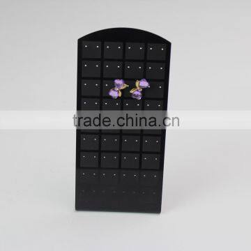 Black Acrylic Pierced Earring Holder, Earring Display Cards photo-2