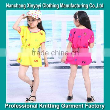 number dress design child dress /wholesale children's boutique clothing