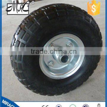 Factory Two Wheels Enclosed Structure Small Rubber Wheelbarrow Wheel 4.10 / 3.50-4